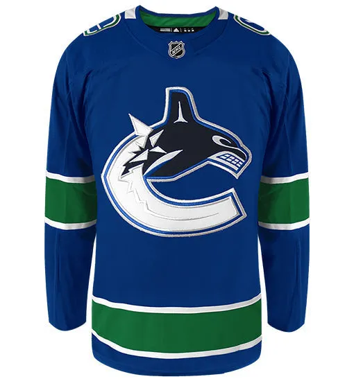 Customizable Vancouver Canucks Adidas Primegreen Authentic NHL Hockey Jersey     