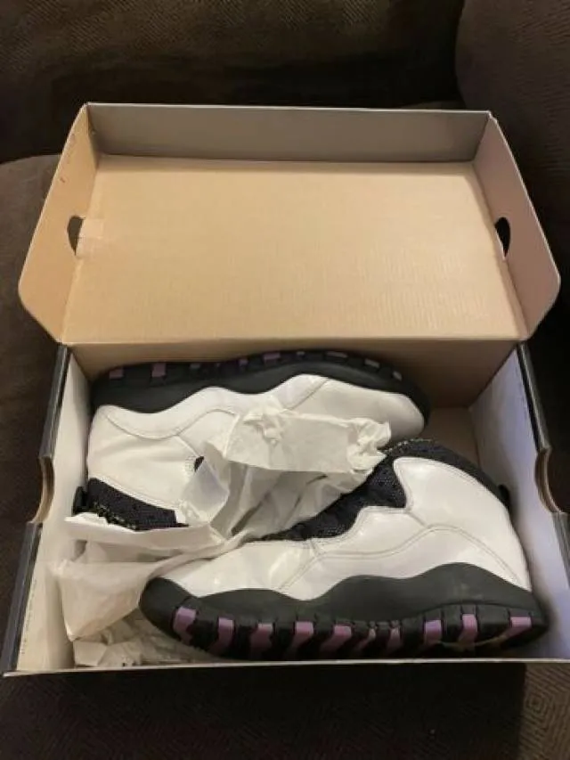 Cute Nike Jordan Retro 10 Style 487212-120 Girls 2Y Nice...