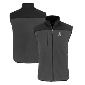 Cutter & Buck  Appalachian State Mountaineers Gray Cascade Eco Sherpa Fleece Full-Zip Vest