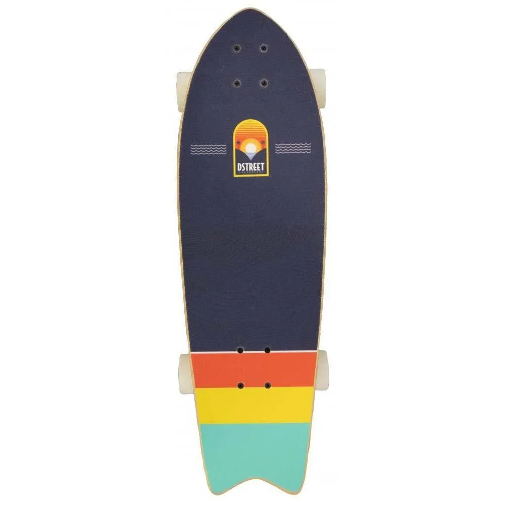 D Street Surfskate Complete Factory Skateboard Coda Multi 29