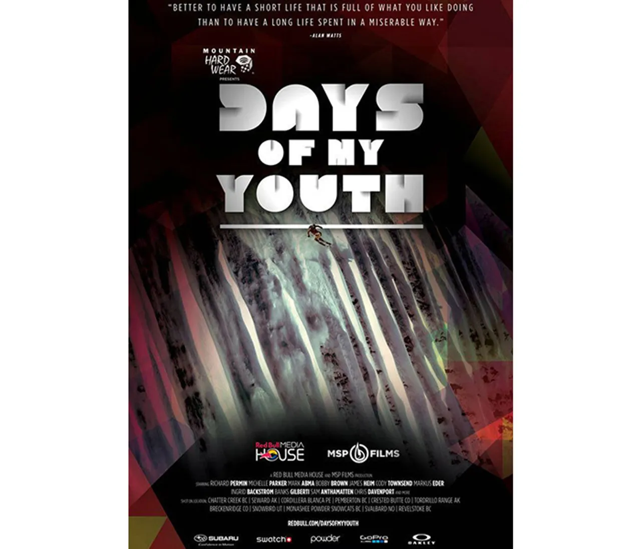 Days of my Youth Ski DVD/Bluray Combo 2015