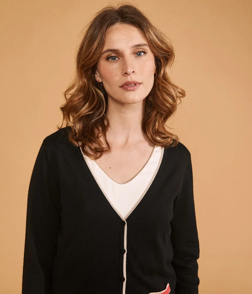 Devernois GRINGO V-NECK CARDIGAN