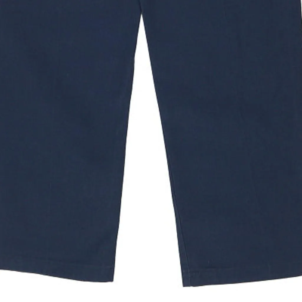 Dickies Trousers - 30W 32L Navy Cotton Blend