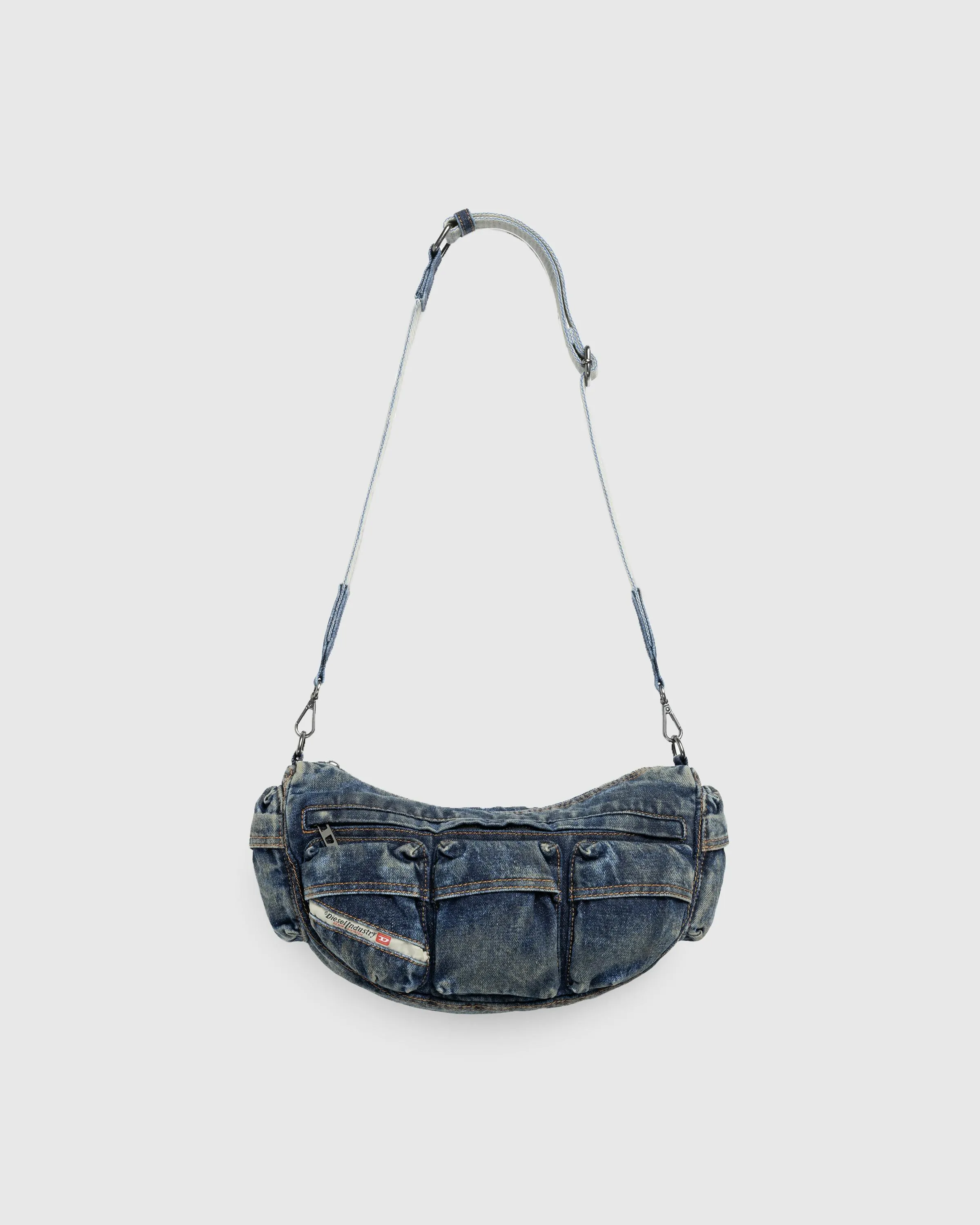 Diesel – Re-Edition Travel 3000 Shoulder Bag Indaco | Highsnobiety Shop