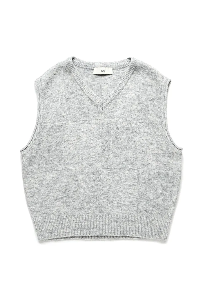 DIVIDE V-NECK WOOL VEST