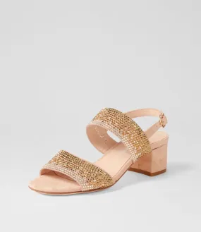 DJANGO & JULIETTE Aweso Caramel Multi Sandals