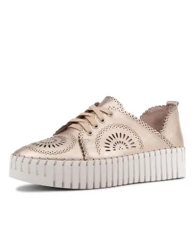 DJANGO & JULIETTE Bafia Platino Leather Sneakers Ws