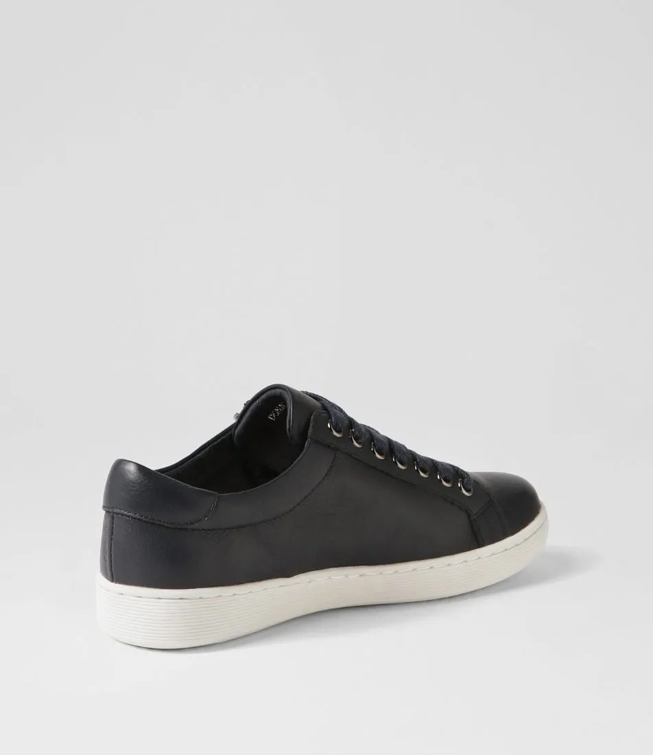 DJANGO & JULIETTE Donat Navy Leather Sneakers