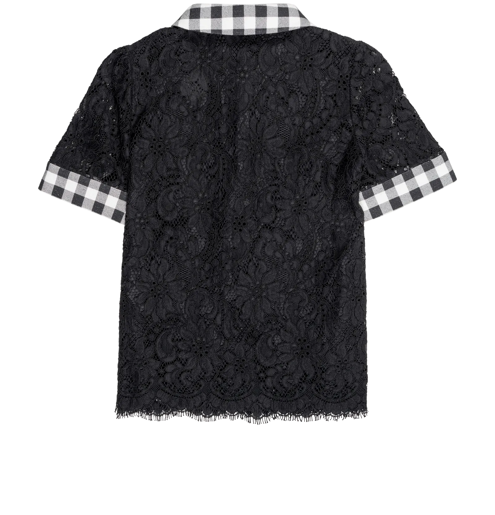 Dolce & Gabbana Lace Polo Top