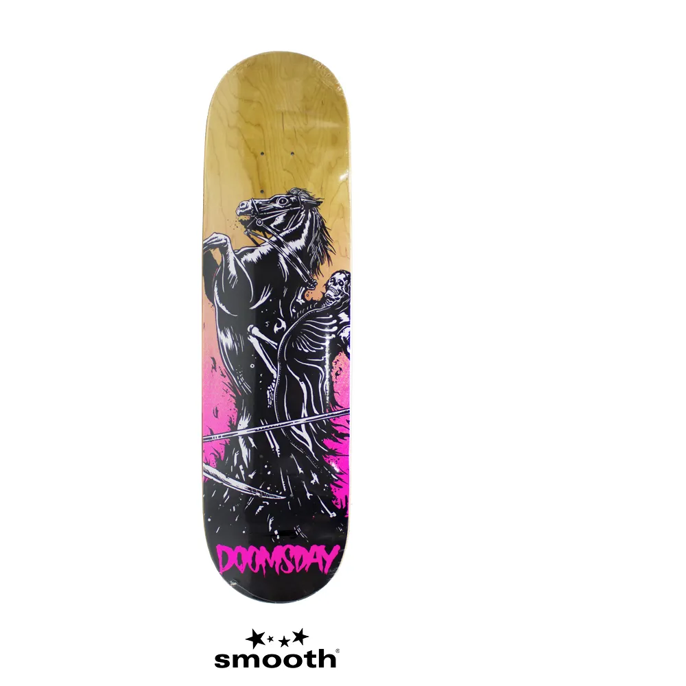 Doomsday Apocalypse Death Knight Skateboard Deck Multicolor – 8.1″
