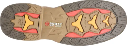 Double H Men's 8 Raid U Toe Lacer Work Boot - Brown DH5394