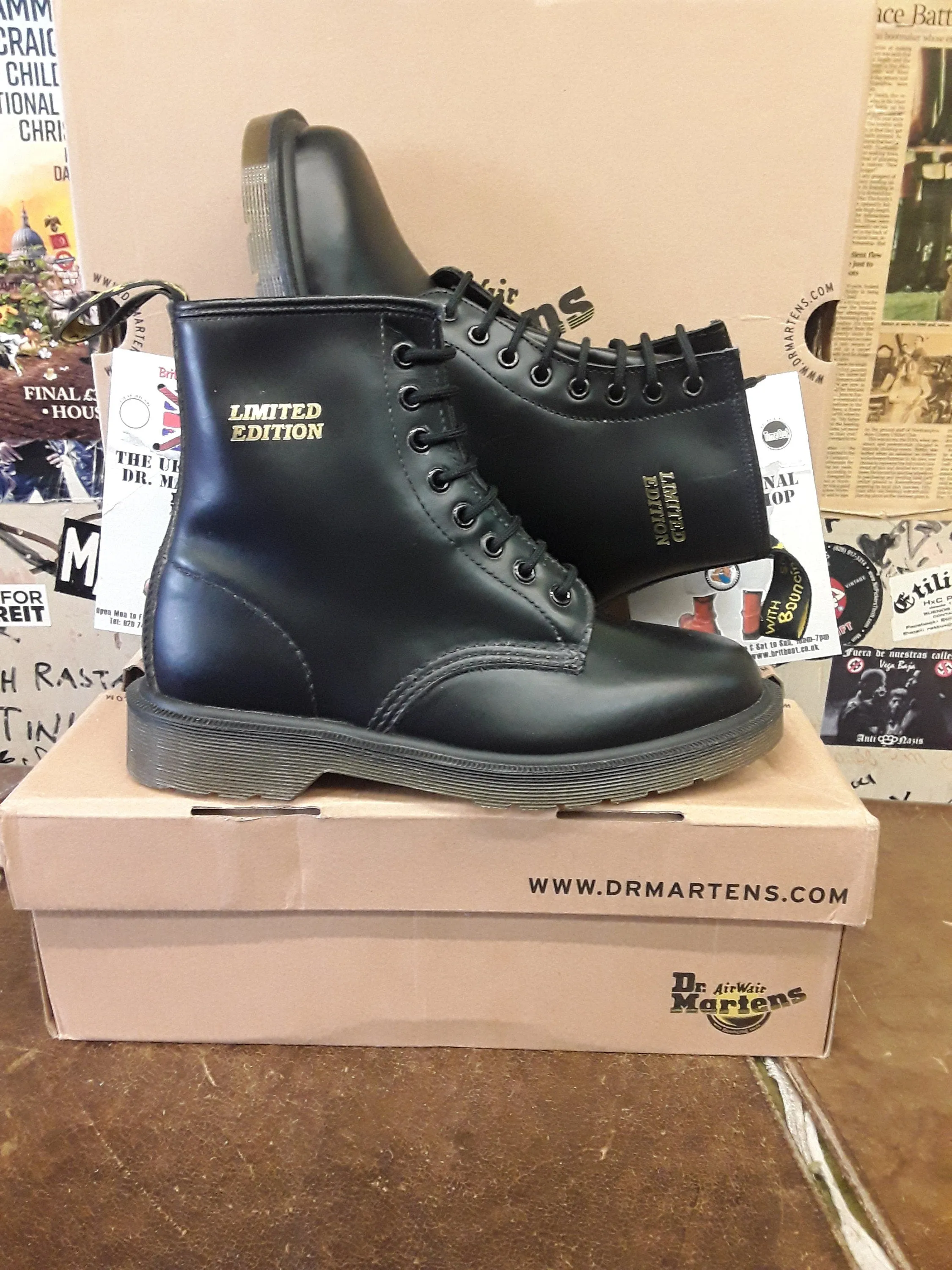 Dr Martens 1460 Black Limited Edition 8 Hole Various Sizes