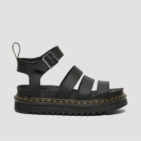 Dr Martens Blaire Black Leather Strap Sandals