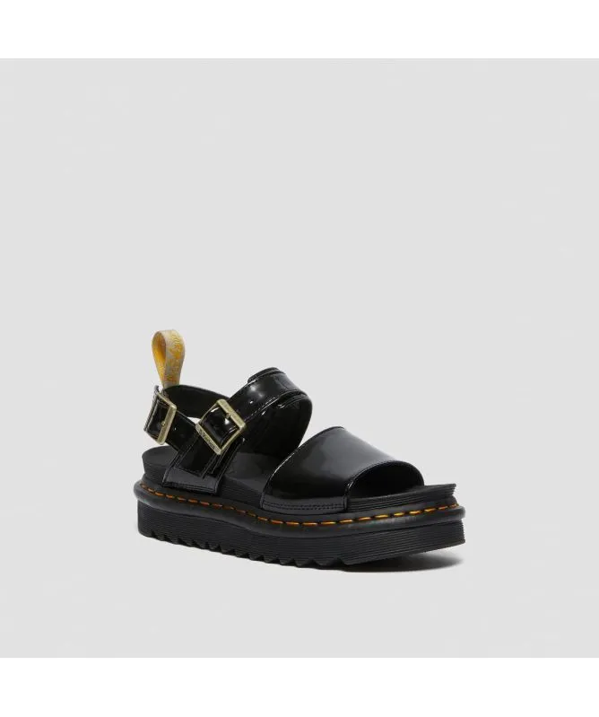 Dr Martens Vegan Voss Strap Womens Sandals | Black - 26803001