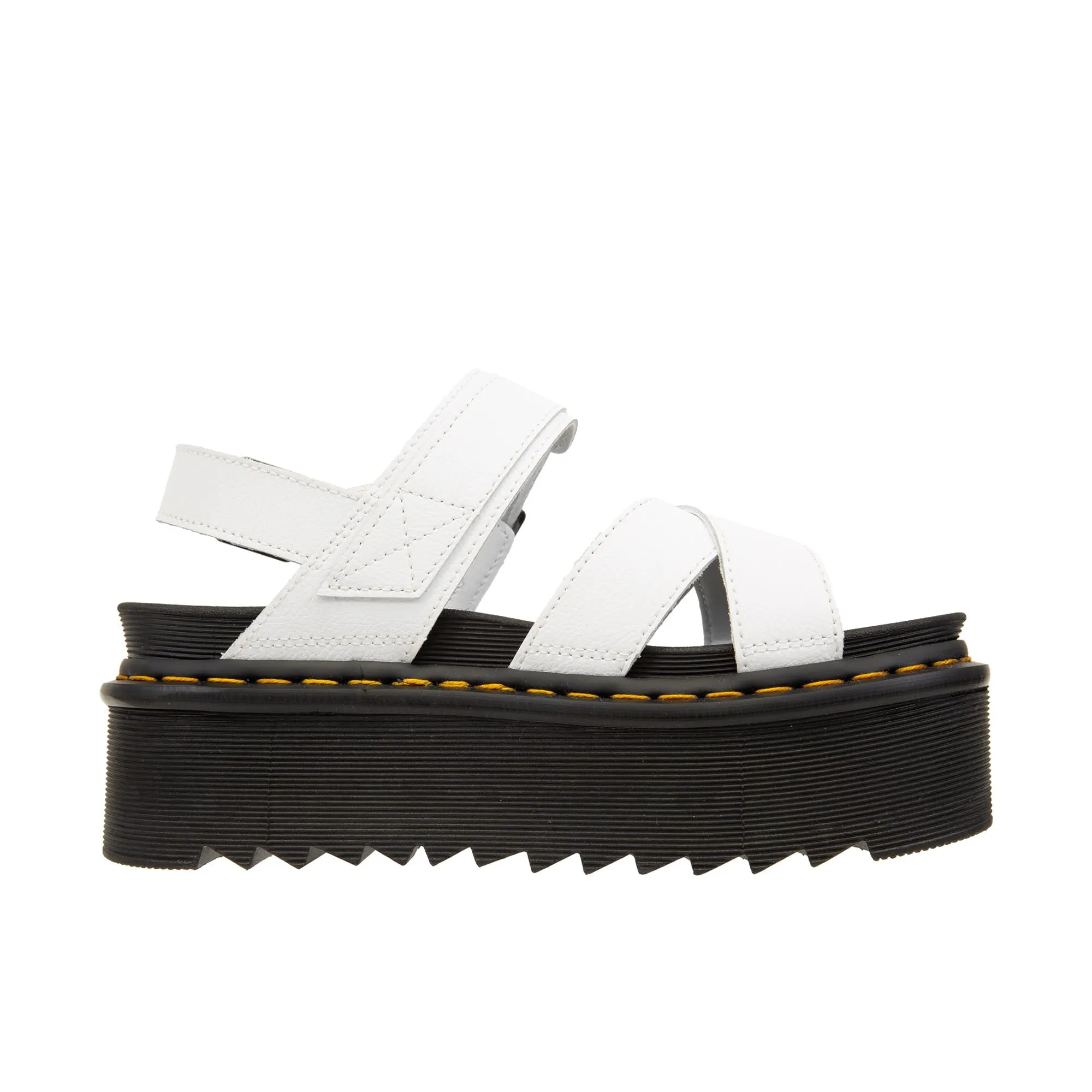 Dr Martens Womens Voss II Quad Athena Leather White