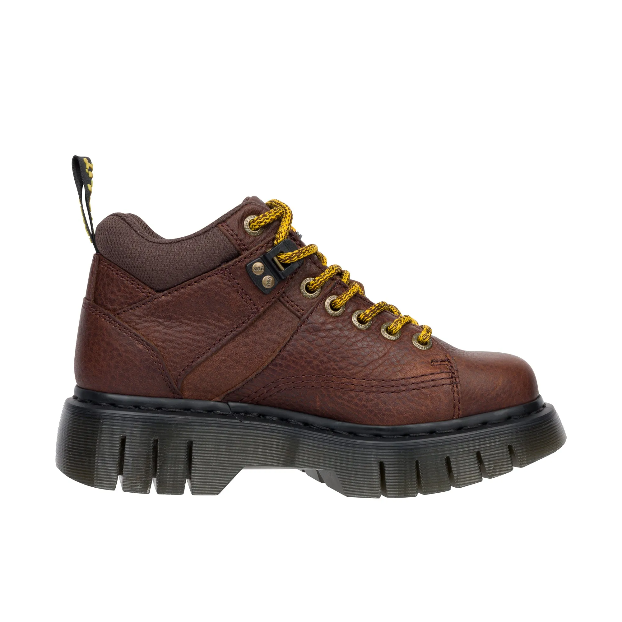 Dr Martens Woodard Hiker Grizzly Leather Dark Brown