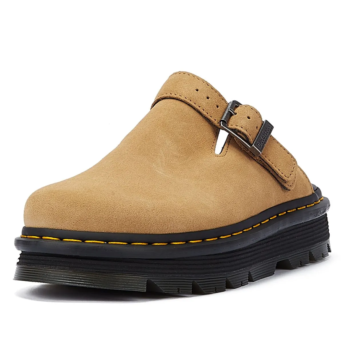 Dr. Martens Zebzag EH Suede Savannah Tan Mule
