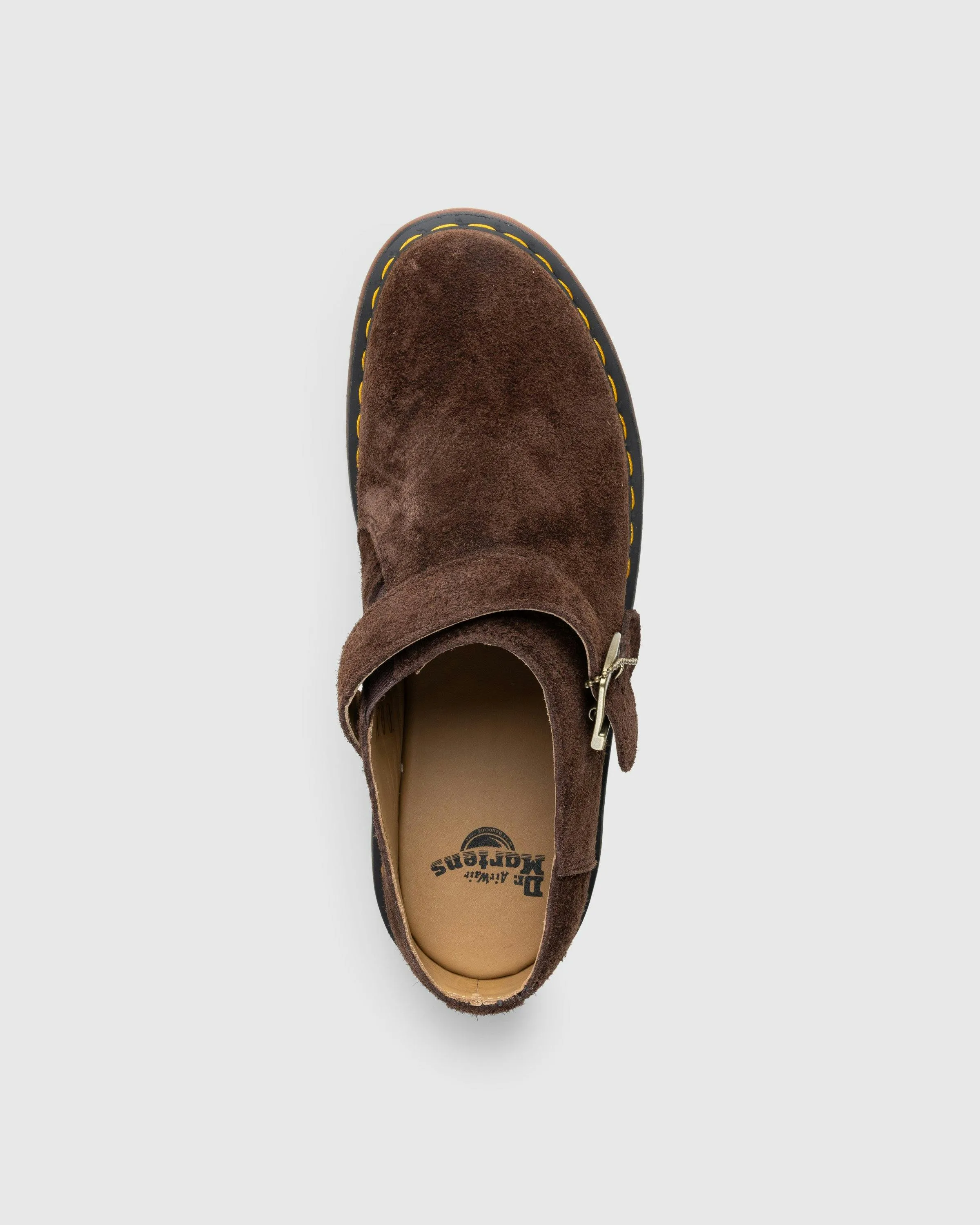 Dr. Martens – Isham Dark Brown Desert Oasis Suede | Highsnobiety Shop