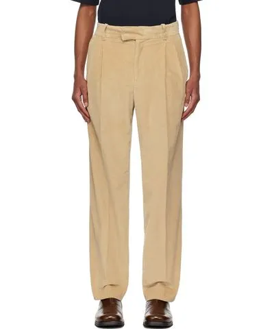 Drôle de Monsieur Beige 'Le Pantalon Golfeur' Corduroy Trousers