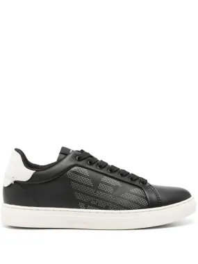 E 'Clat    E 'Clat Logo Leather Sneakers