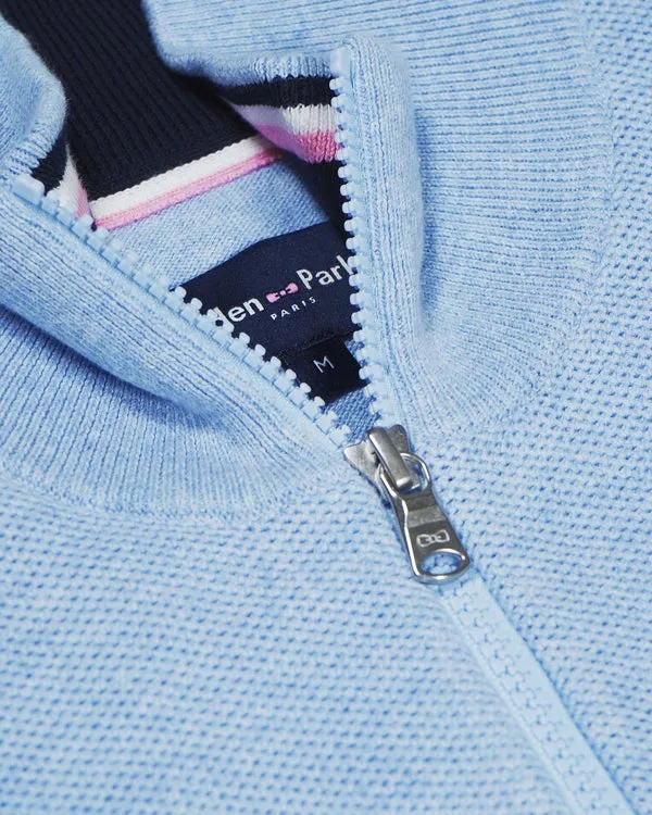 EDEN PARK Eden Park Quarter Zip Pullover - Blue