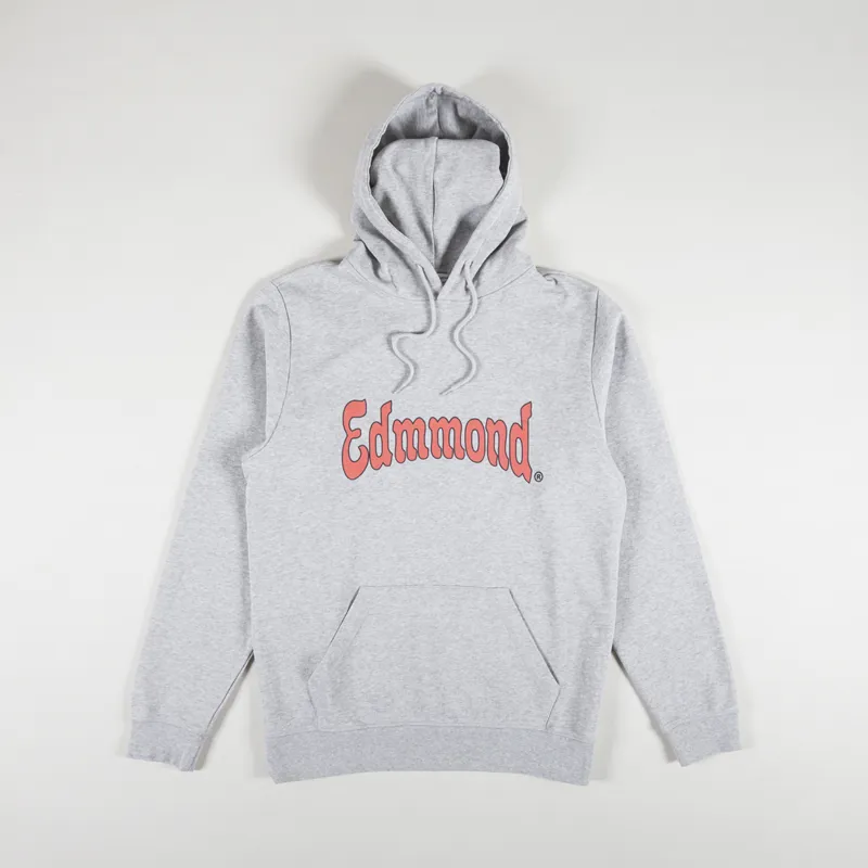 Edmmond Studios Curly Hoodie Plain Grey Melange