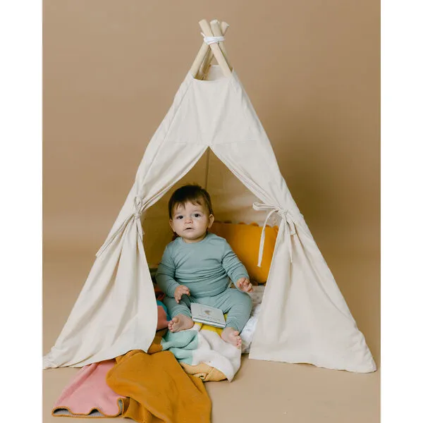 E&E Andrew Itty Bitty Play Tent, Natural
