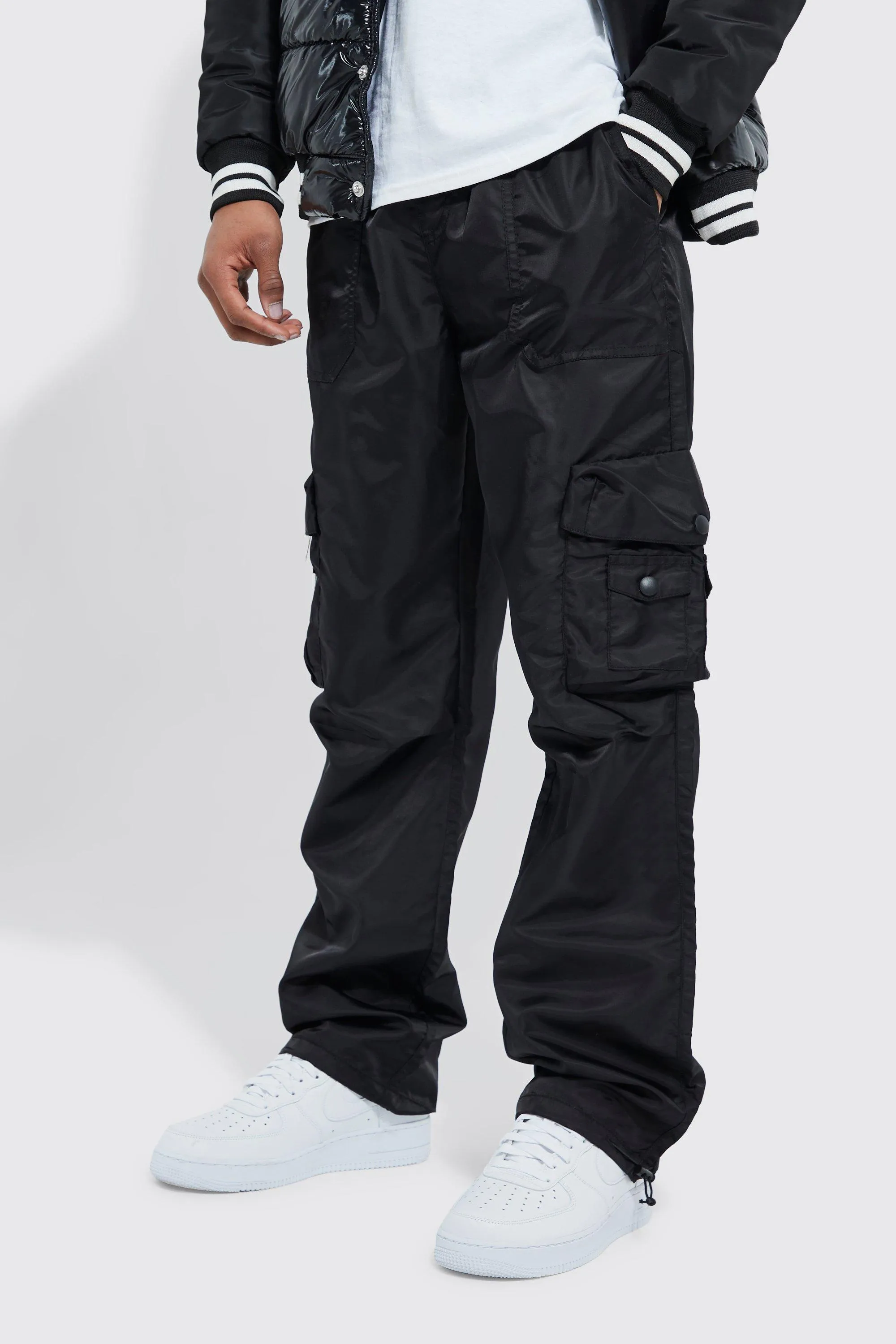 Elastic Waist Relaxed Smart Cargo Pants