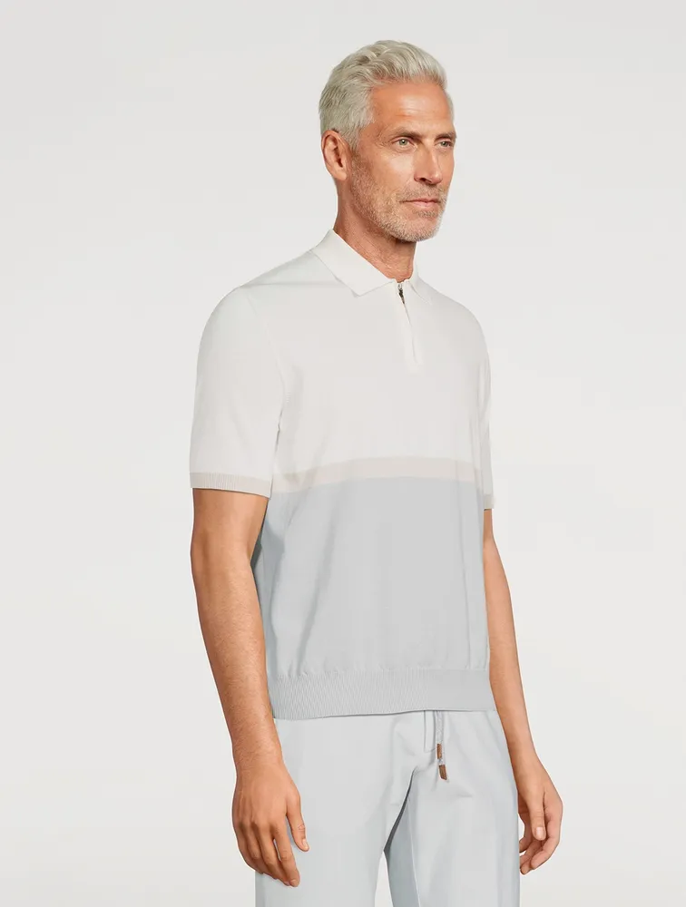 ELEVENTY Cotton Short-Sleeve Polo