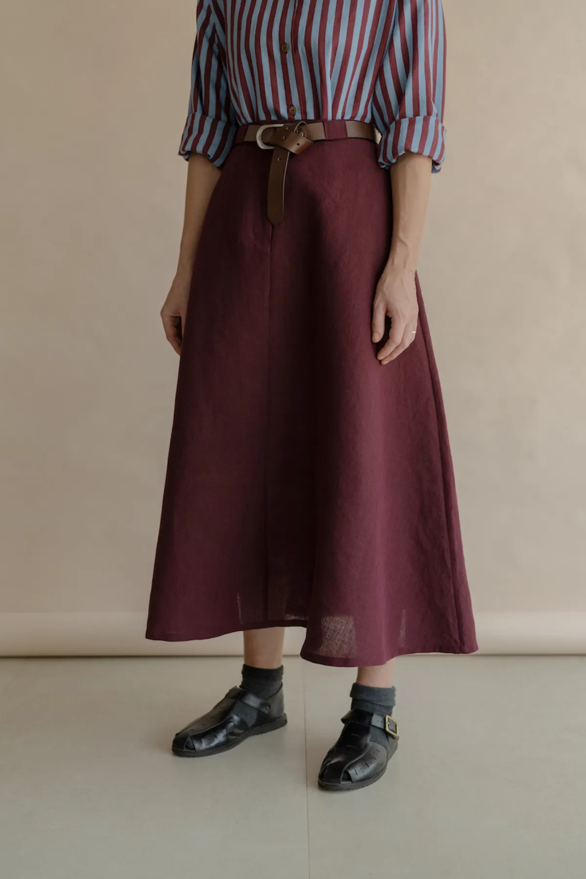 ELSA Skirt - Maroon