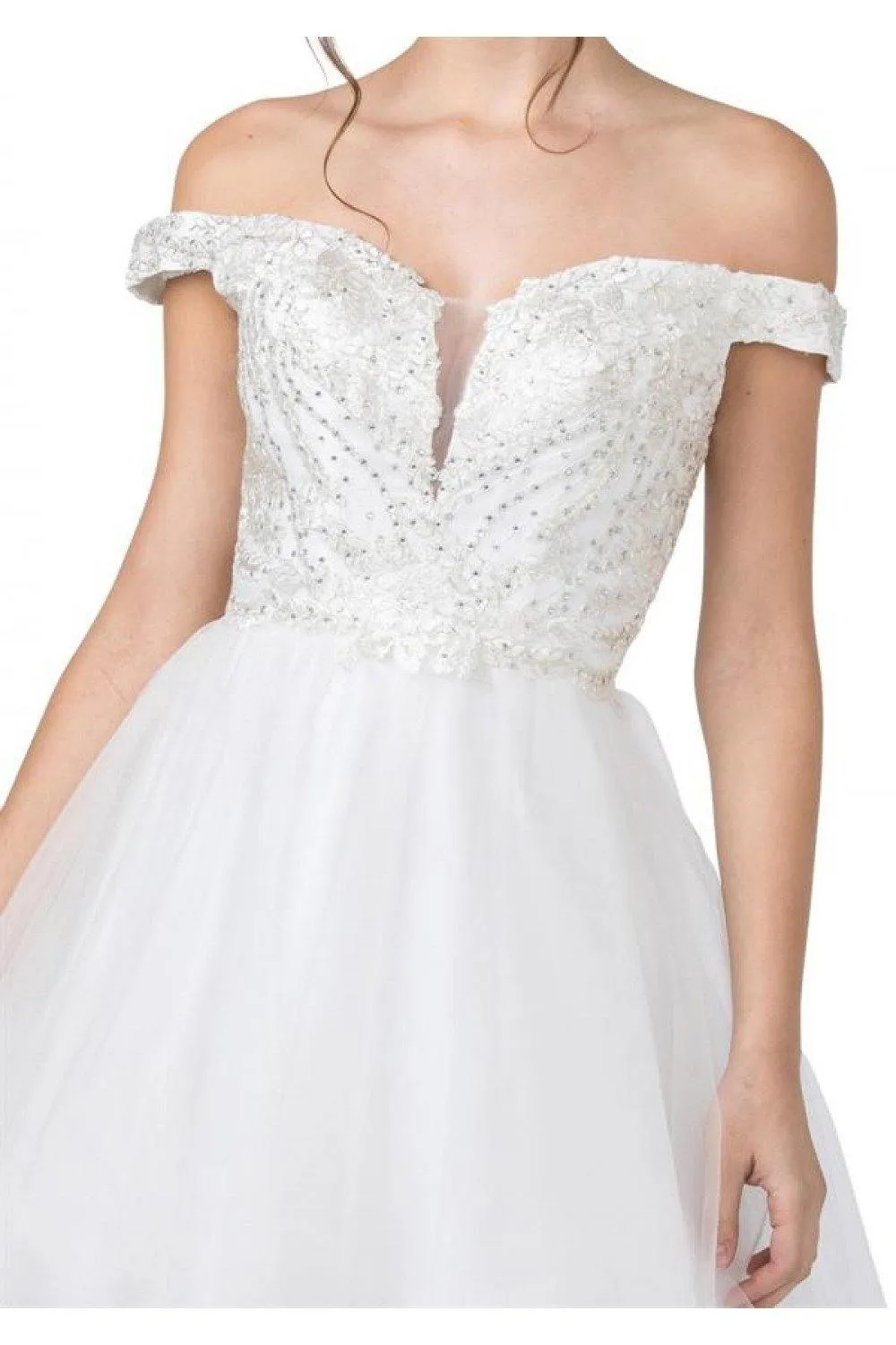 Embellished Homecoming Short Dress