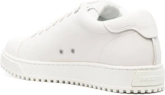 Emporio Armani logo-embossed low-top sneakers Neutrals