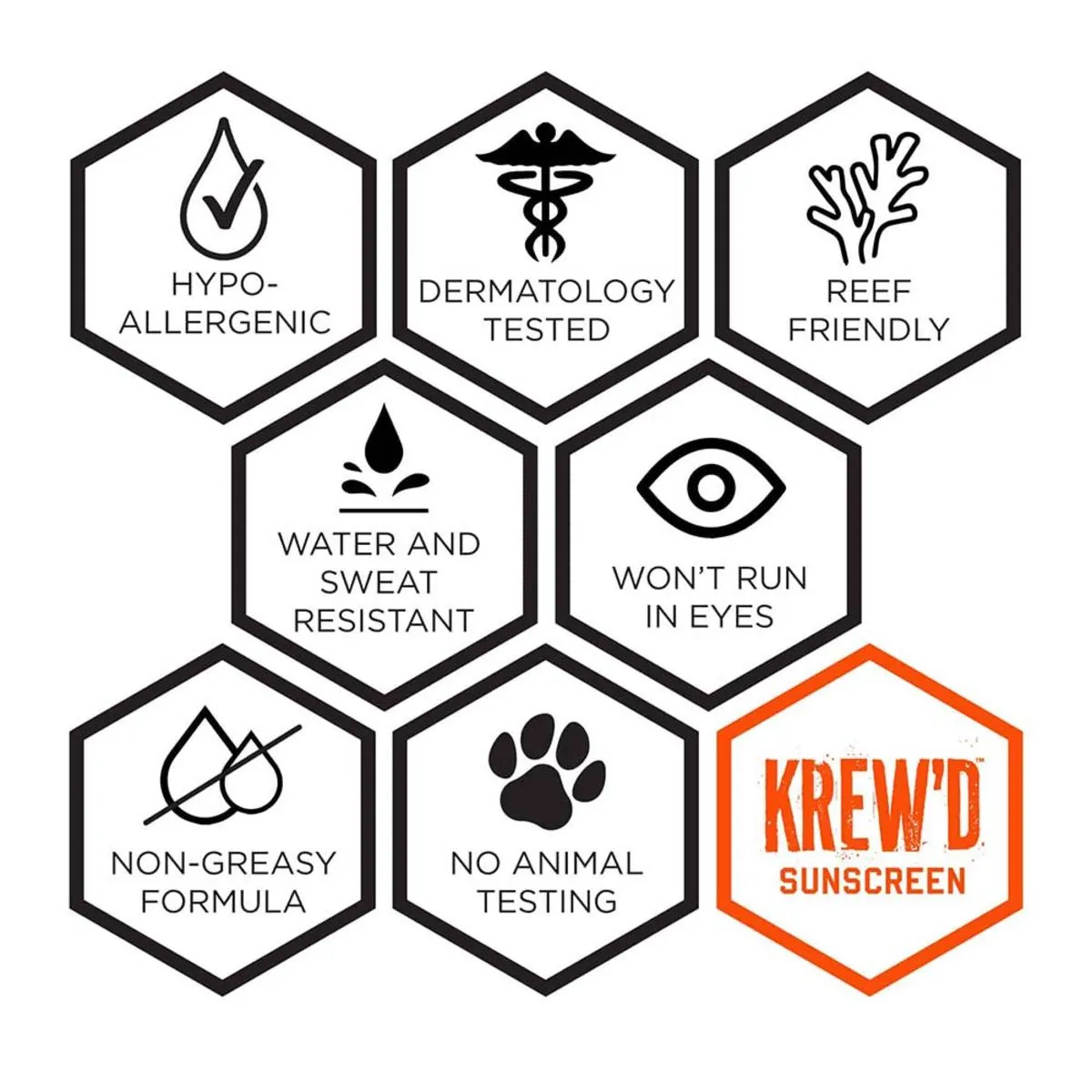 Ergodyne Krewd 6352 SPF 50 Sunscreen Lotion - 1.5oz/12-Pack