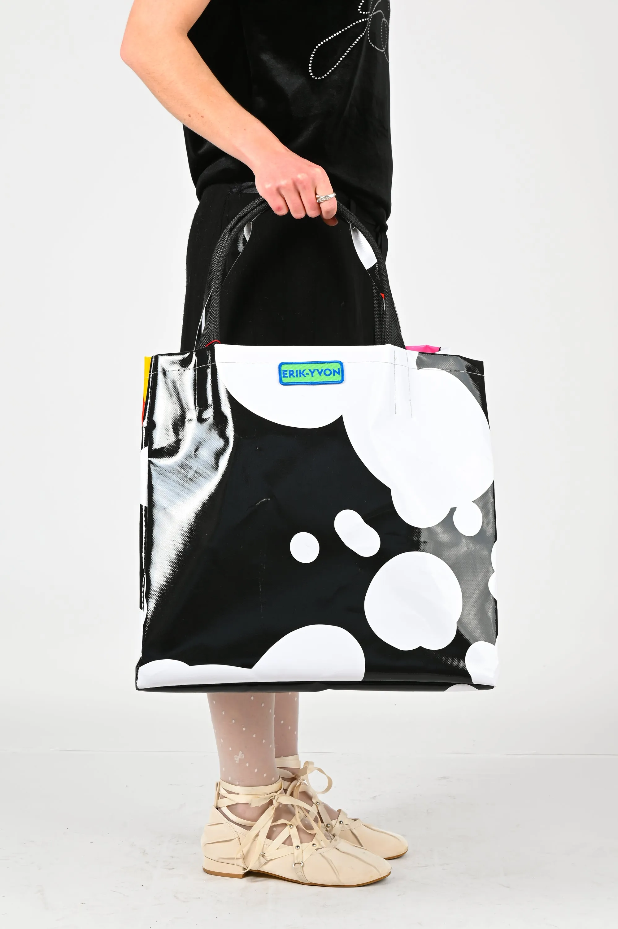 Erik Yvon 'Come Together' Upcycled Tote Large #3