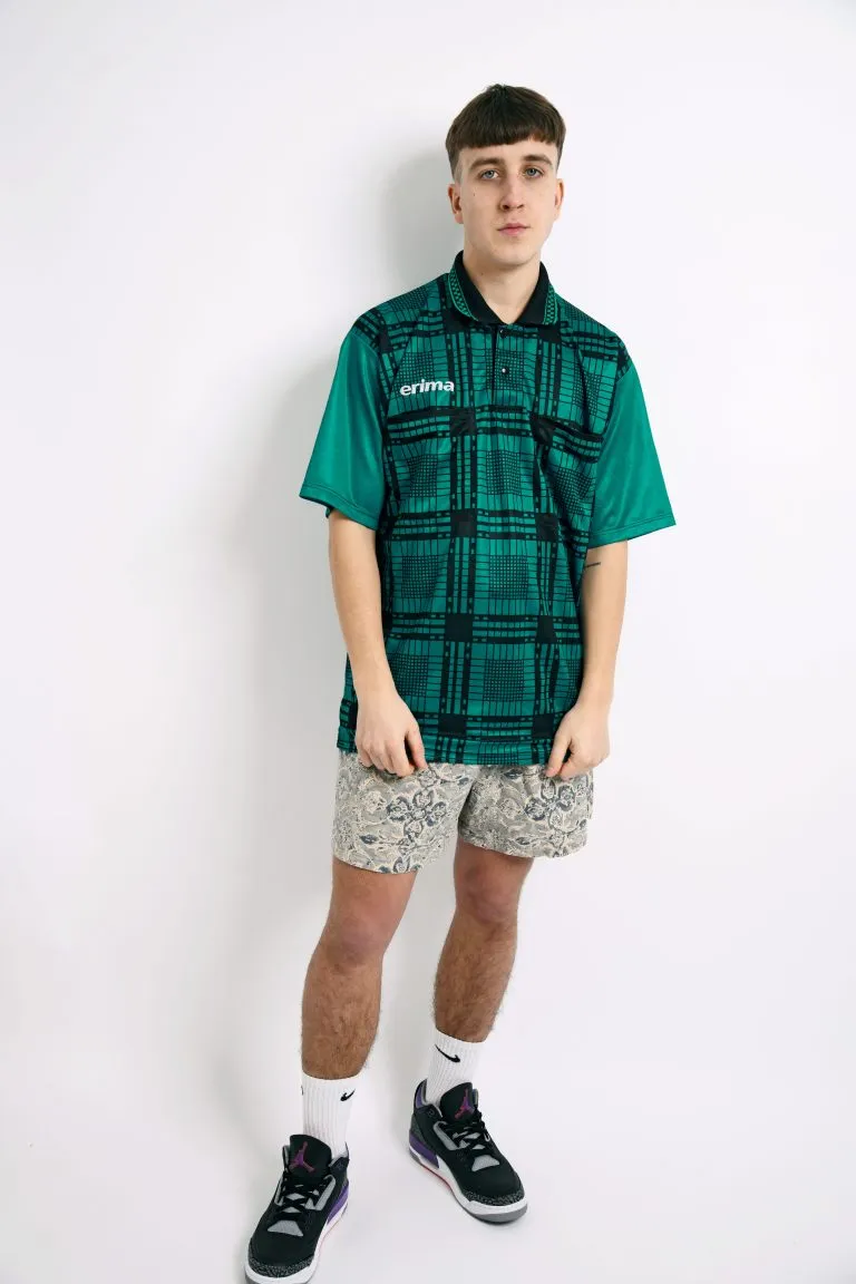 Erima soccer green short sleeves shirt