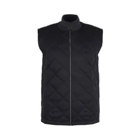 Essential Box Quilt Gilet - Charcoal Marl