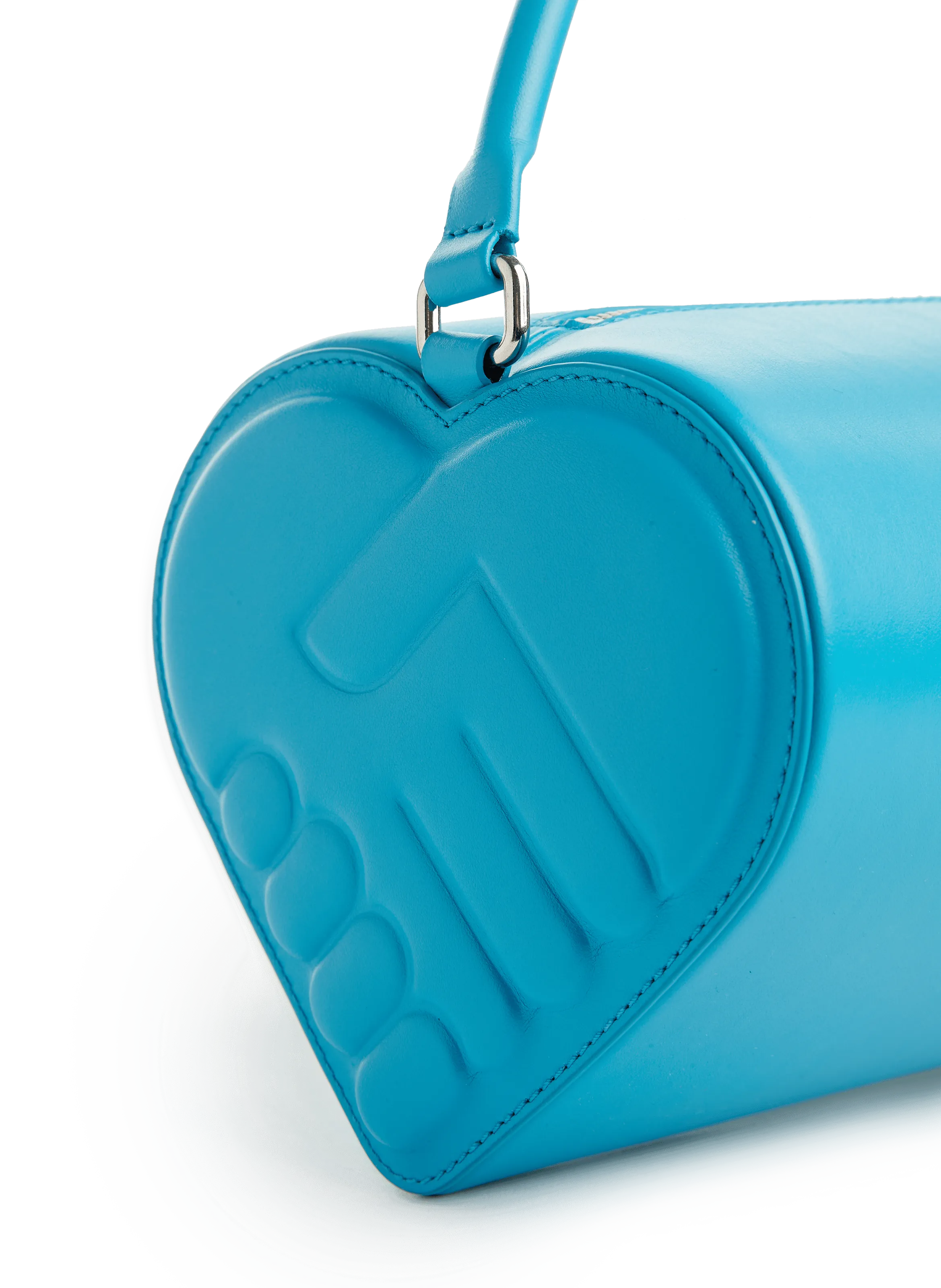 Ester manas  Leather baguette bag - Blue