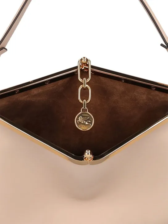 Etro   Large Vela leather shoulder bag 