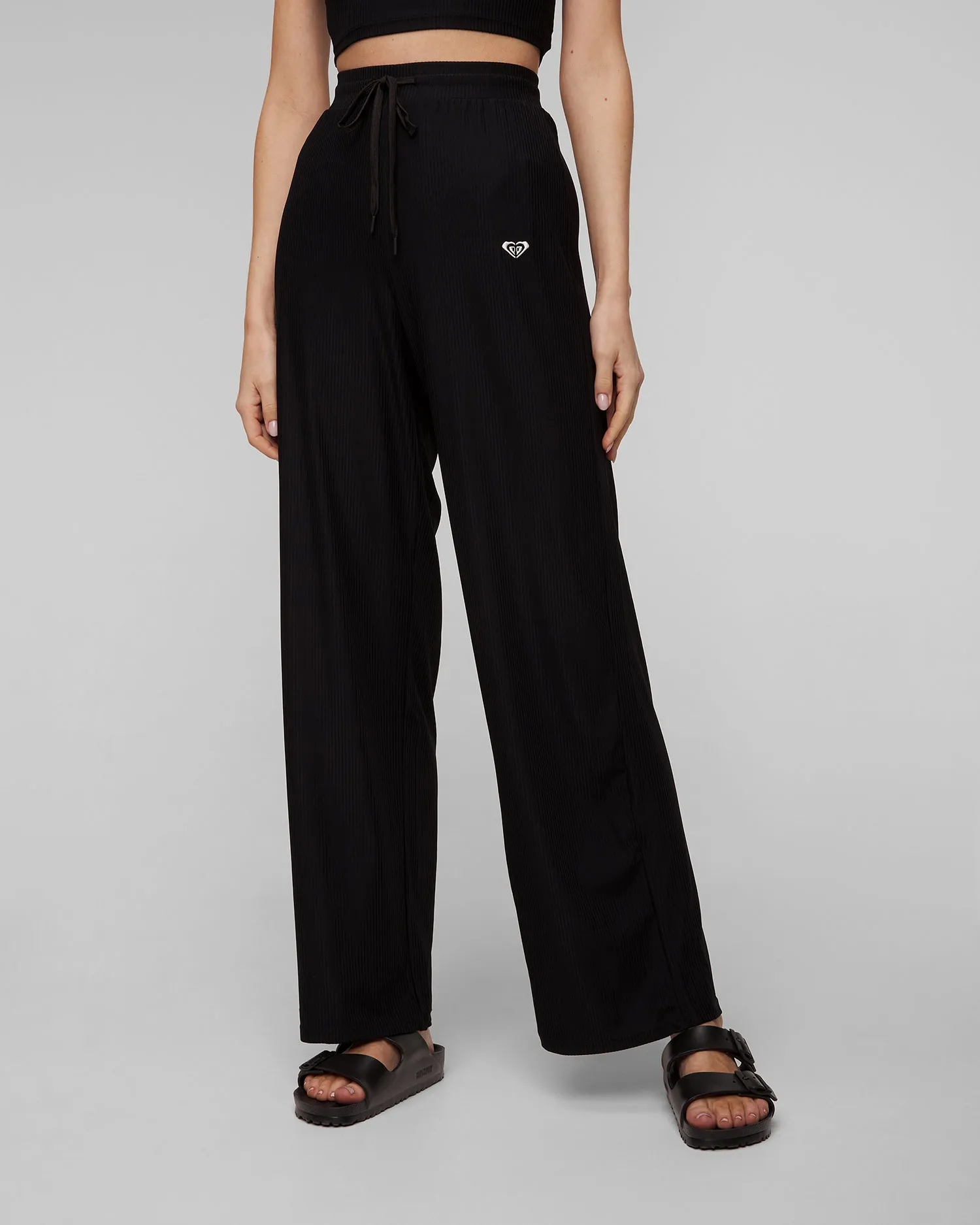 Fabric trousers with wide legs Roxy Rise & Vibe ERJNP03556-kvj0