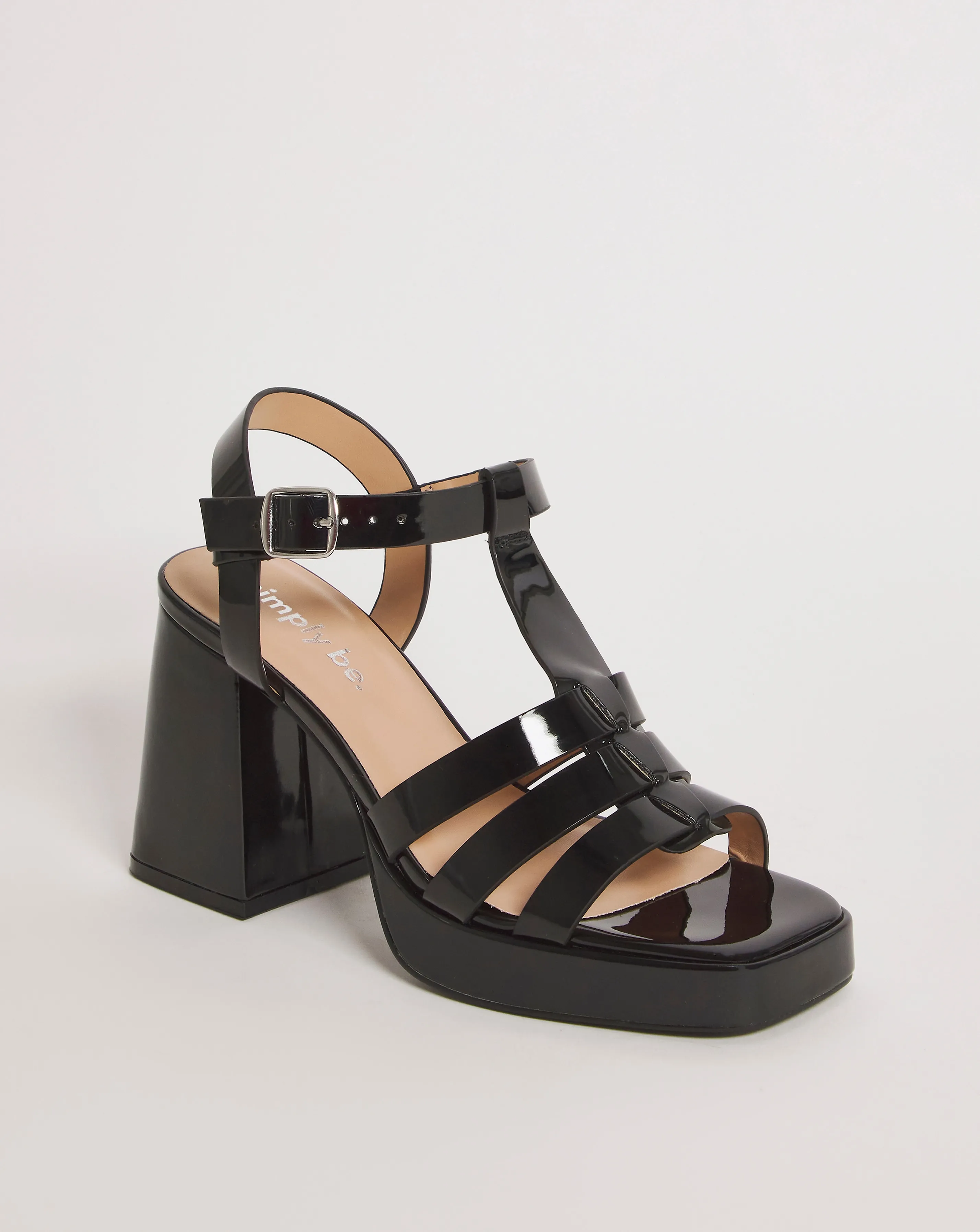 Faith Fisherman Platform Heeled Sandals Wide Fit | Simply Be
