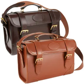 Farlows Magazine Bridle Leather Cartridge Bag