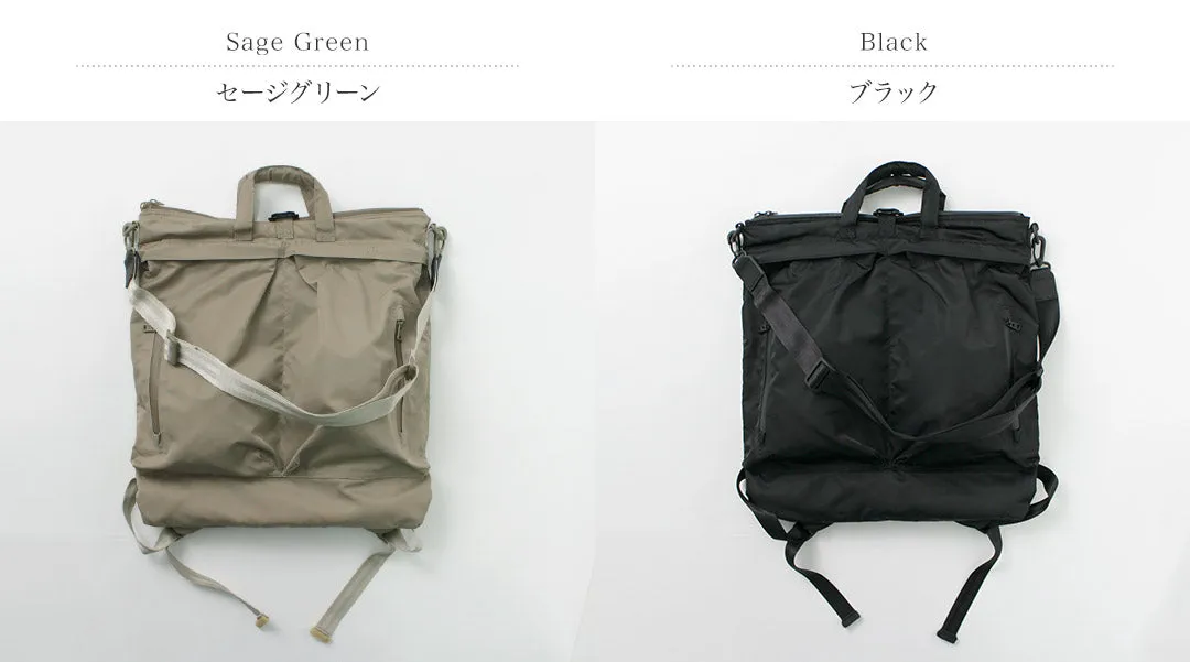 F/CE.（エフシーイー） リサイクルツイル 3WAY ヘルメットバッグ / メンズ レディース ユニセックス バックパック ショルダー トート 撥水 ミリタリー RECYCLE TWILL 3WAY HELMET