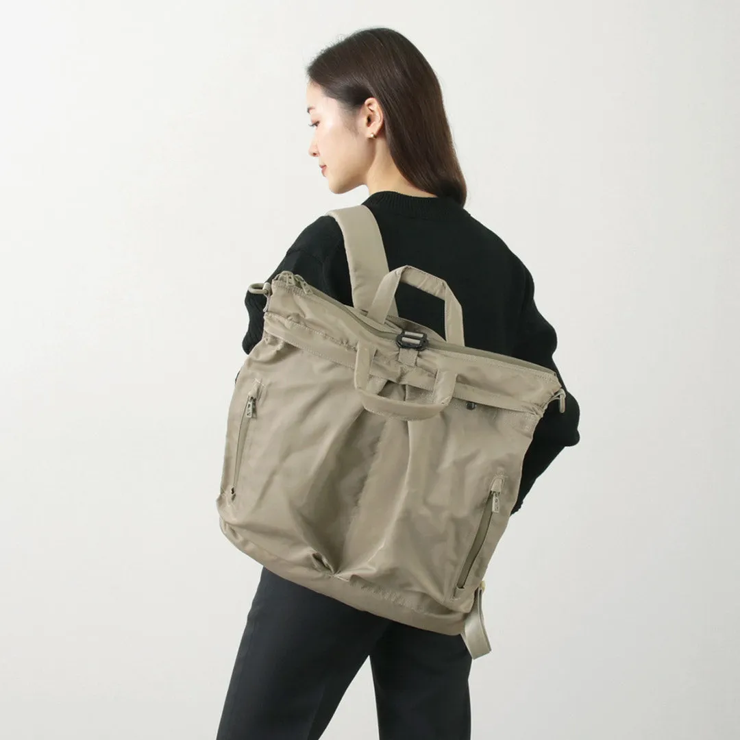 F/CE.（エフシーイー） リサイクルツイル 3WAY ヘルメットバッグ / メンズ レディース ユニセックス バックパック ショルダー トート 撥水 ミリタリー RECYCLE TWILL 3WAY HELMET