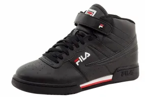 Fila Men's F-13V Basketball Sneakers High Top Black/Black/Black Sz: 8.5 1VF059LX