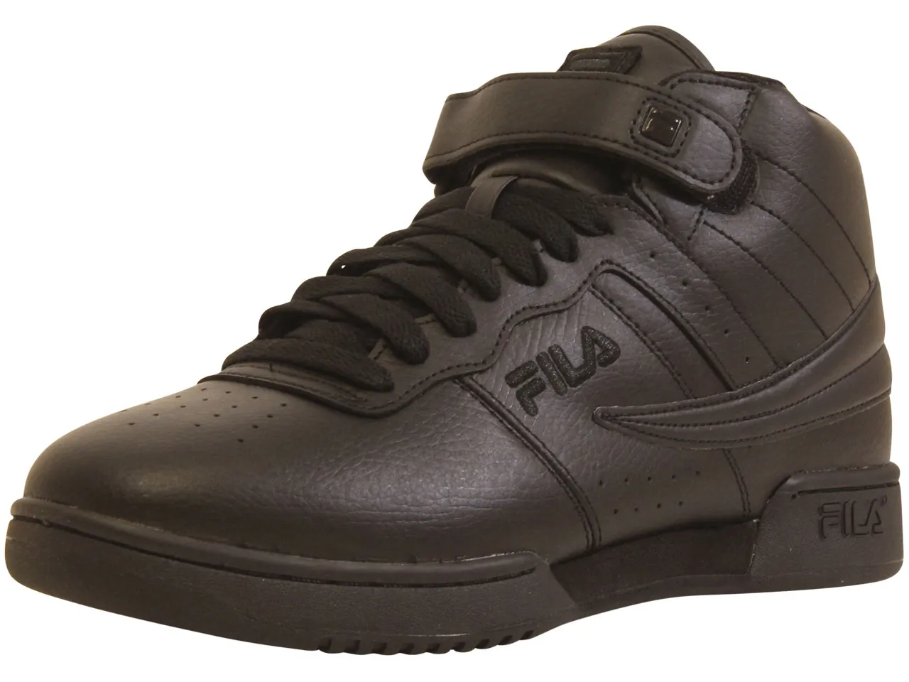 Fila Men's F-13V Basketball Sneakers High Top Black/Black/Black Sz: 9 1VF059LX