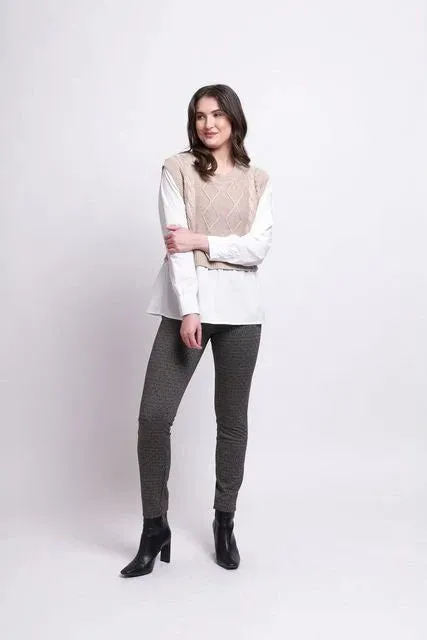 FINAL SALE Foil N-7588 Cable for Two Sweater