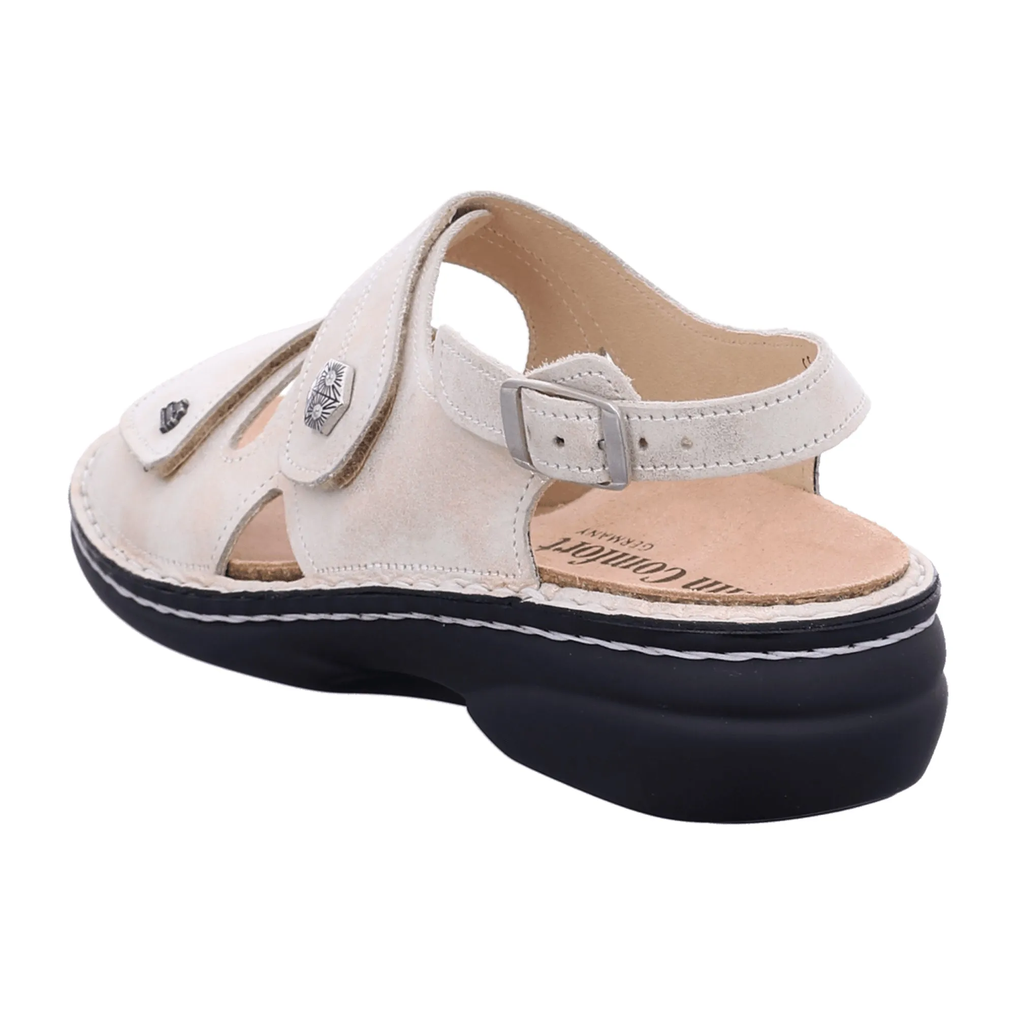 Finn Comfort Milos White Sandals for Women - Stylish & Durable