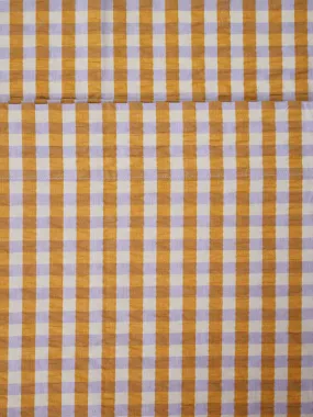 Flat Sheet - Mango Seersucker