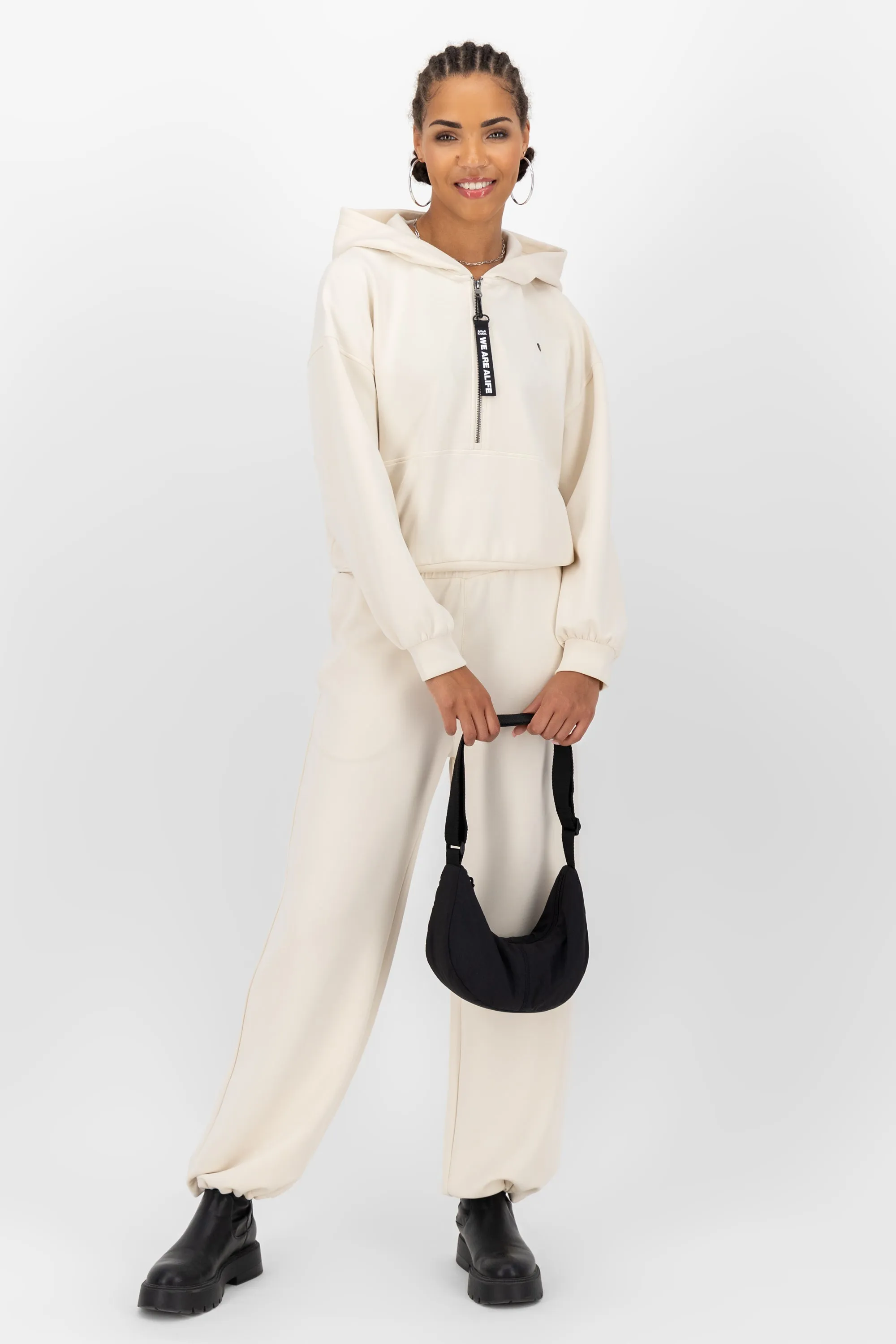 FlaviaAK N Neopren Hoodie Beige