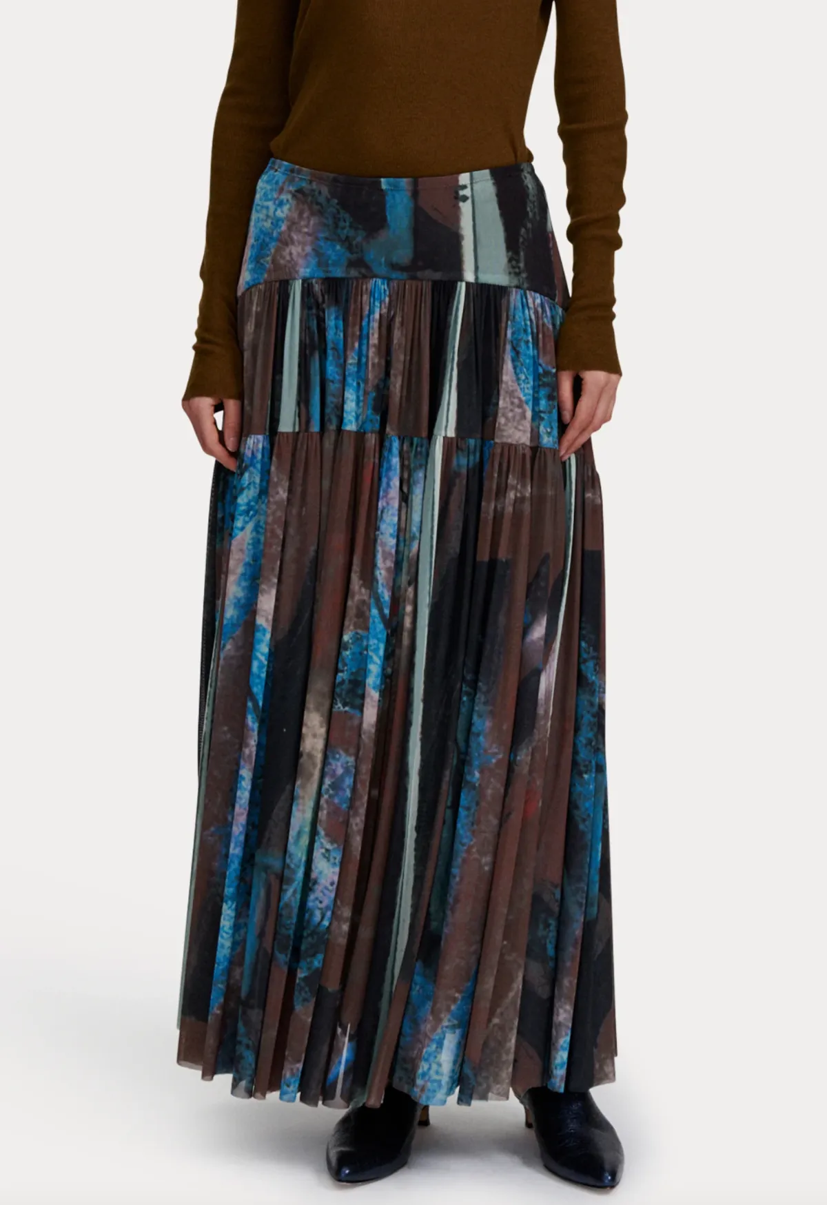 Flock Skirt - Brown